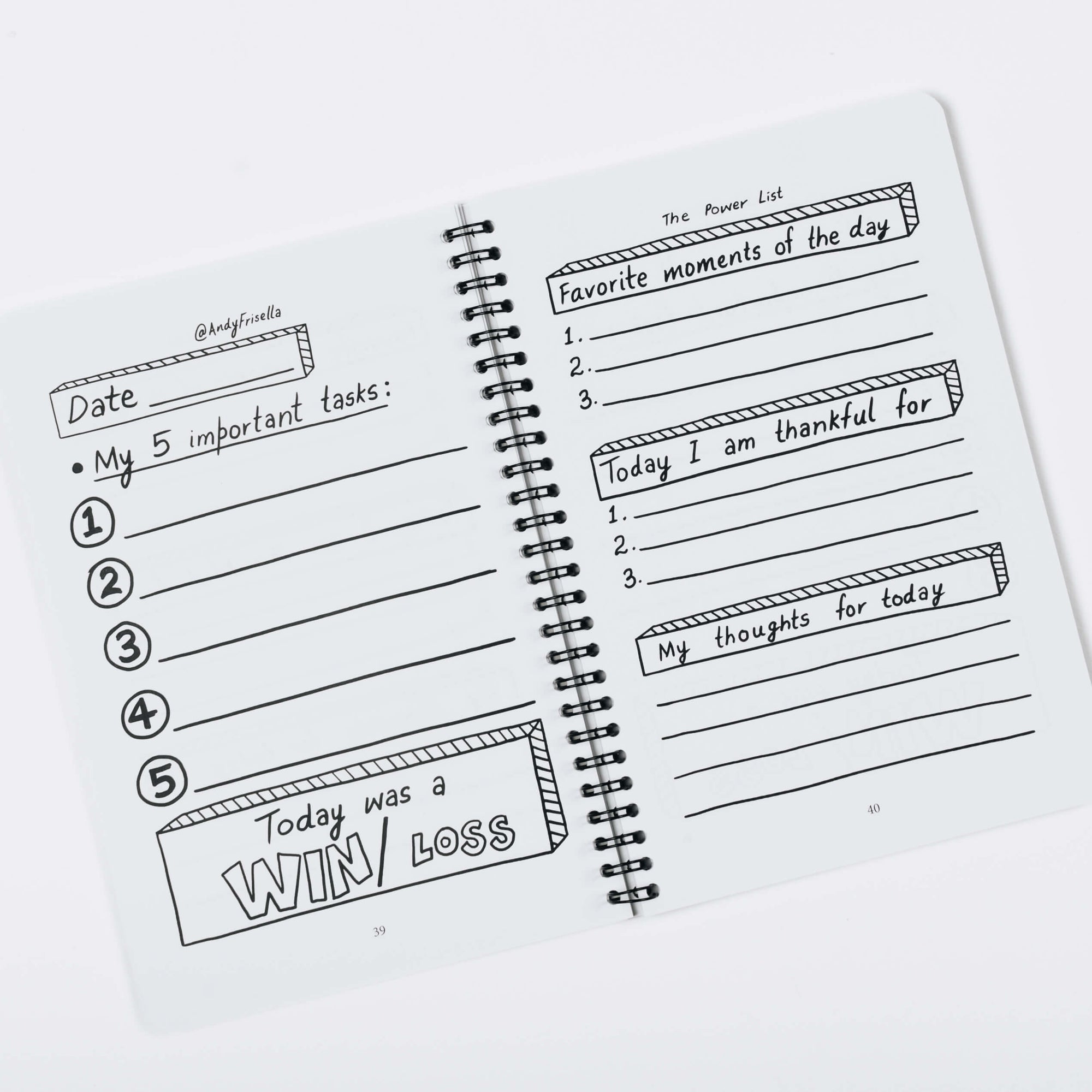 Otis and Charley's Power List for Kids | Andy Frisella