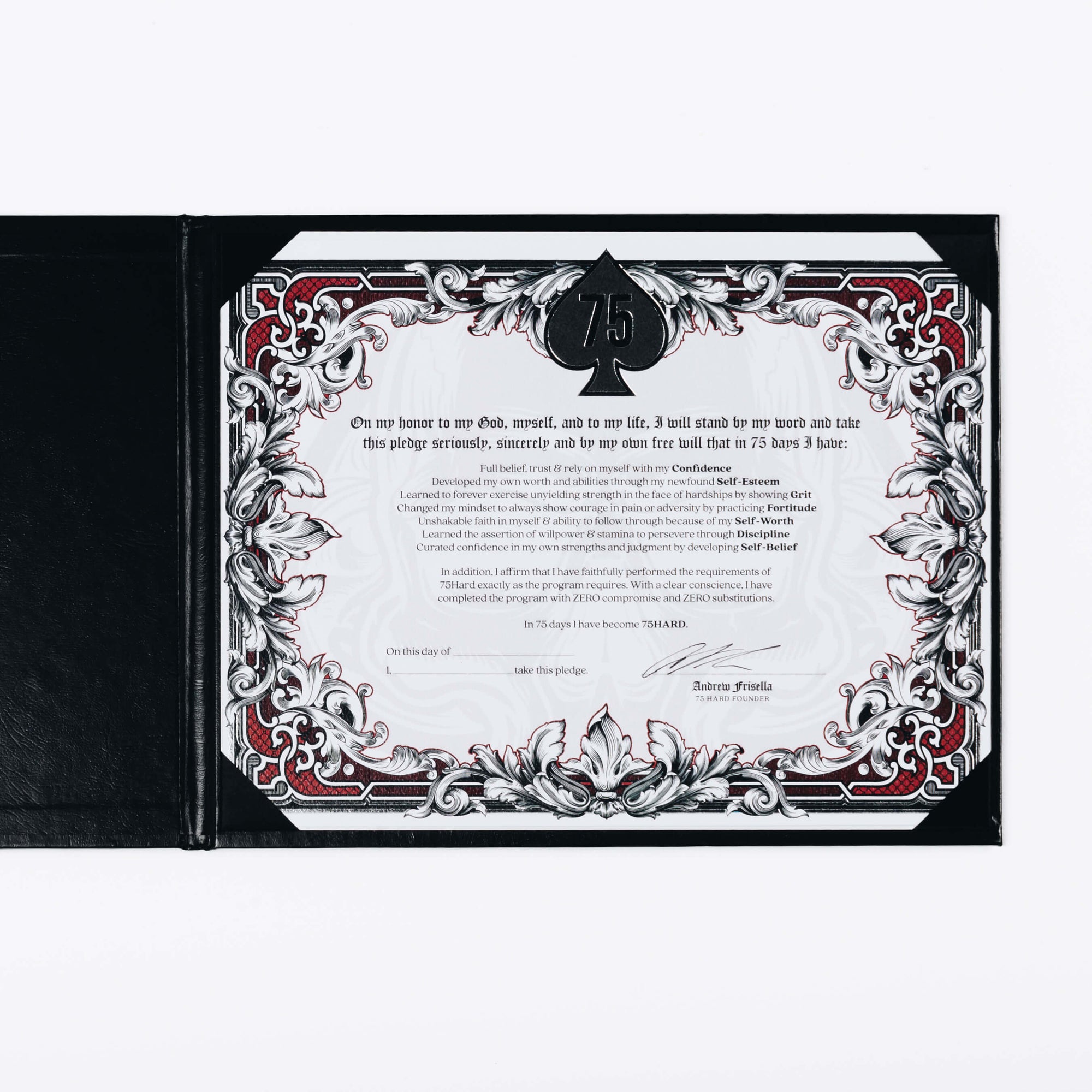 75 HARD Certificate 75 HARD Certificate