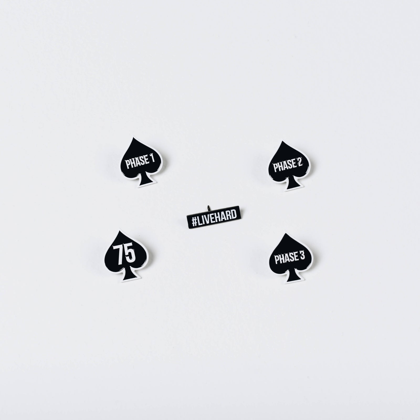 LiveHard Collection Pin Set | Andy Frisella