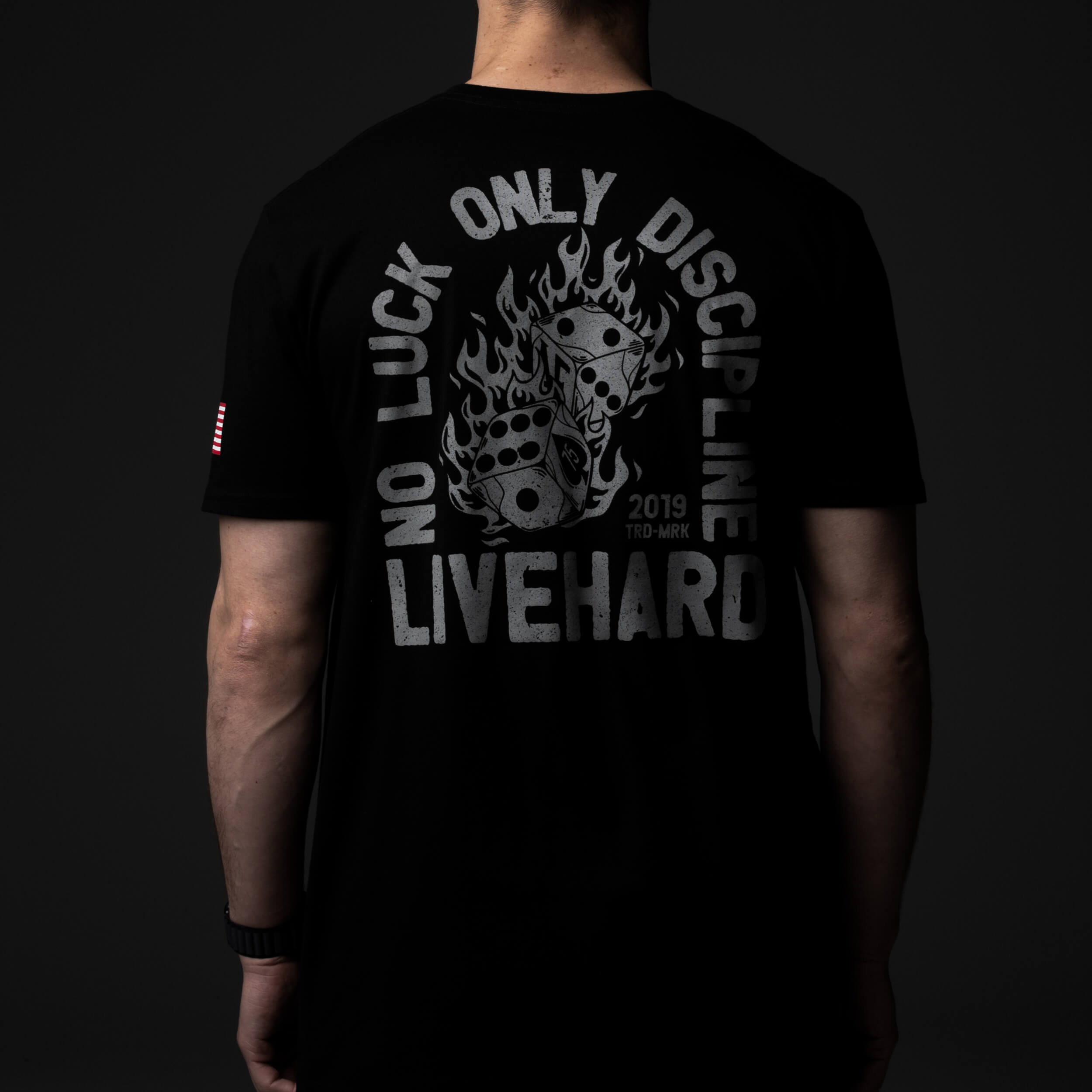No Luck, Only Discipline T-Shirt | Andy Frisella