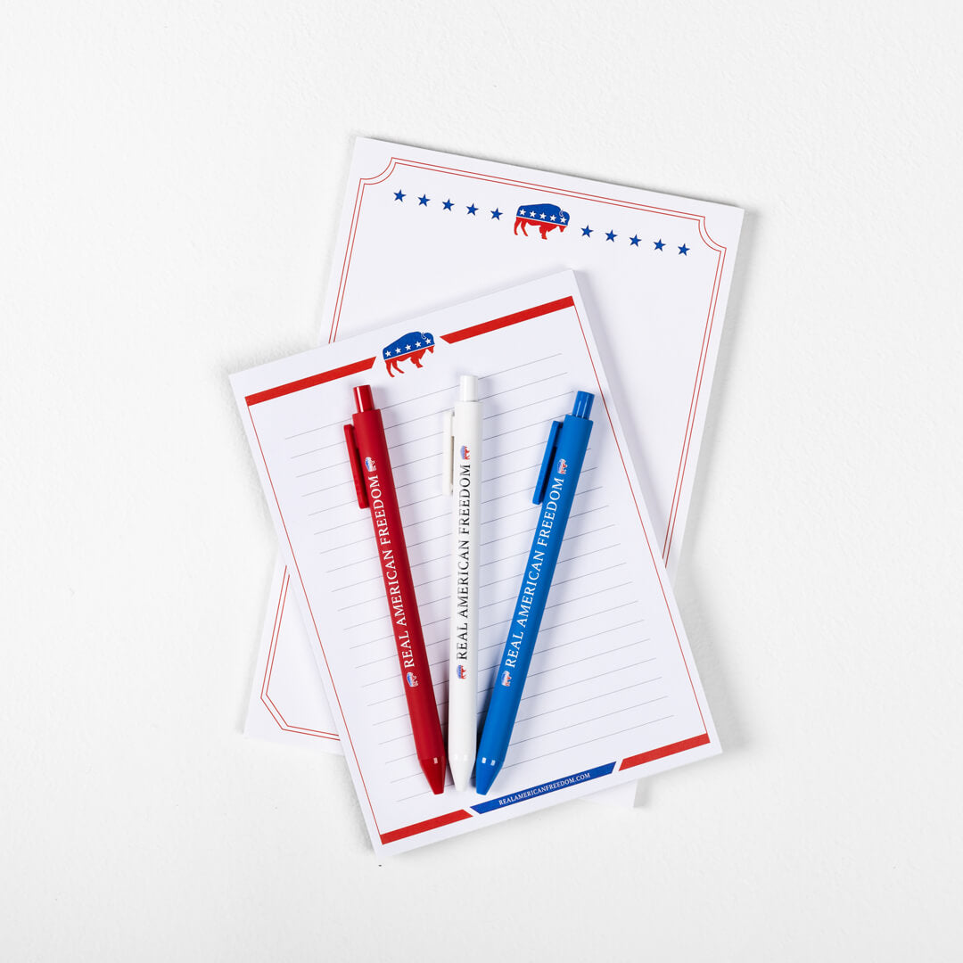 Real American Freedom Notepad & Pen Bundle