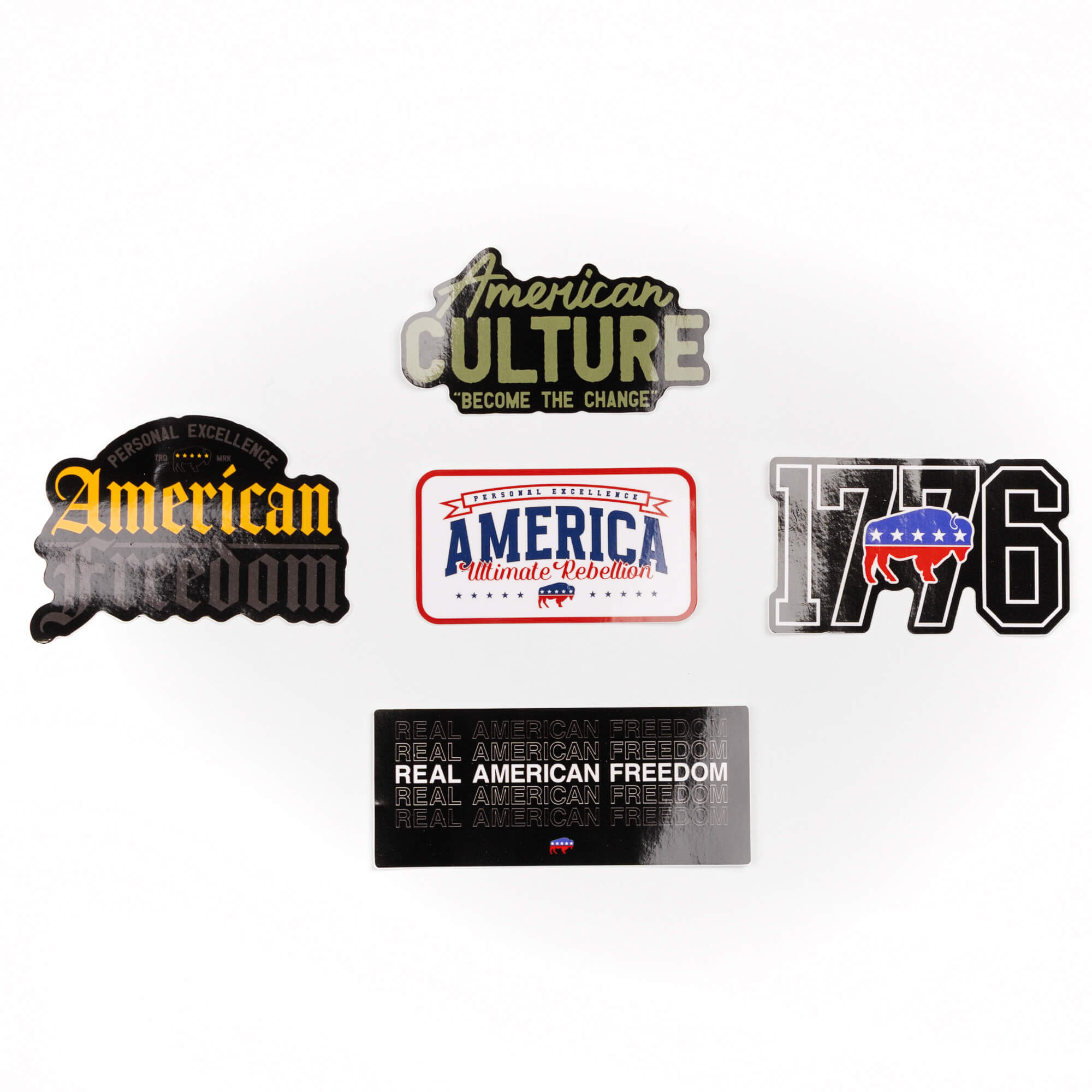Real American Freedom Sticker Pack | Andy Frisella