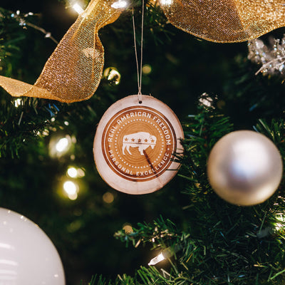 Real American Holiday Ornament