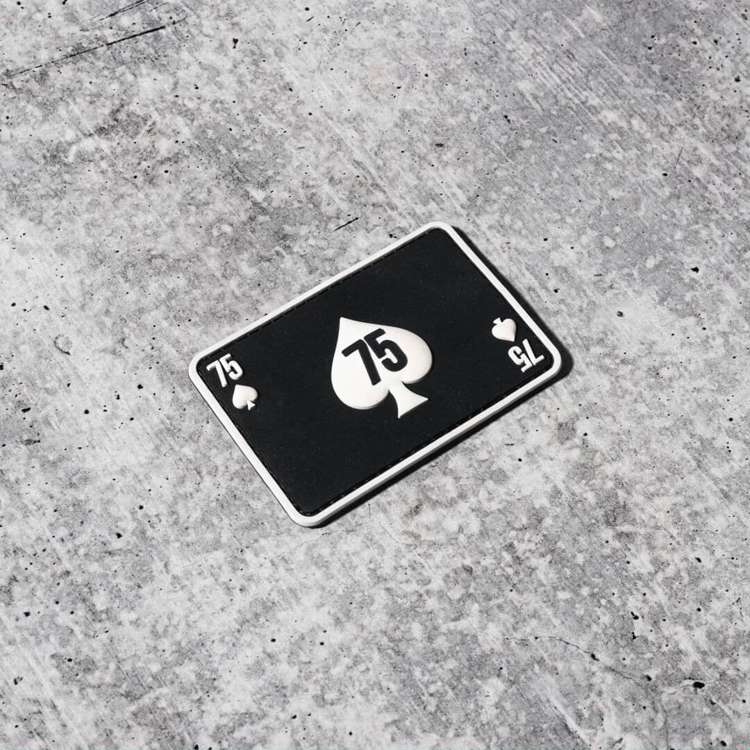 75 HARD Poker Card Morale Patch | Andy Frisella